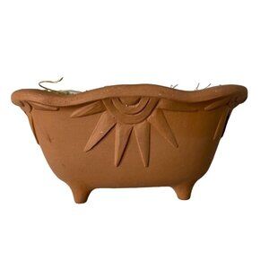 Bathtub Soap Dish Lavorato A Mano Clay Terra Cotta Pottery u